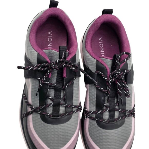 Women's - Vionic Austyn Purple and Black Sneakers, Size 12 - Picture 3 of 9